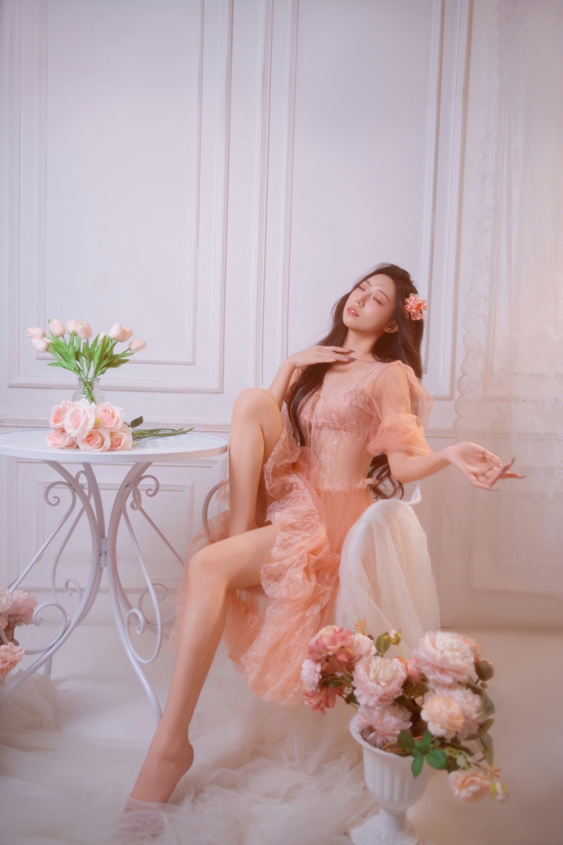 Money冷冷#仙女粉氛围感写真【30P-391M】