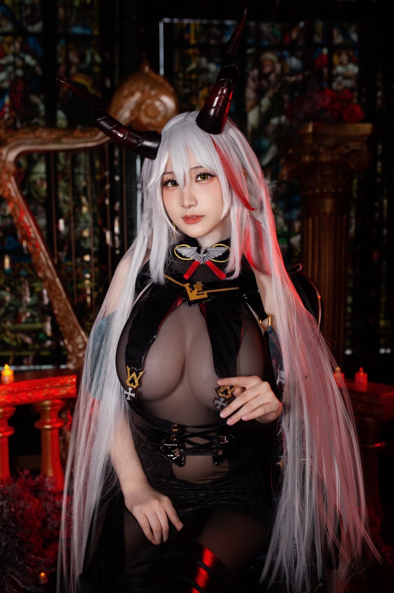 幼愛youmeko –#碧蓝航线 埃吉尔--绝美作品！