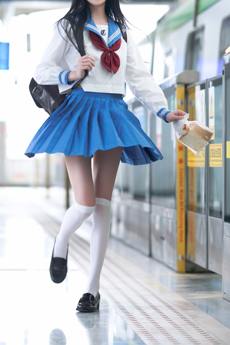 桜桃喵 –#地铁JK--优质作品！