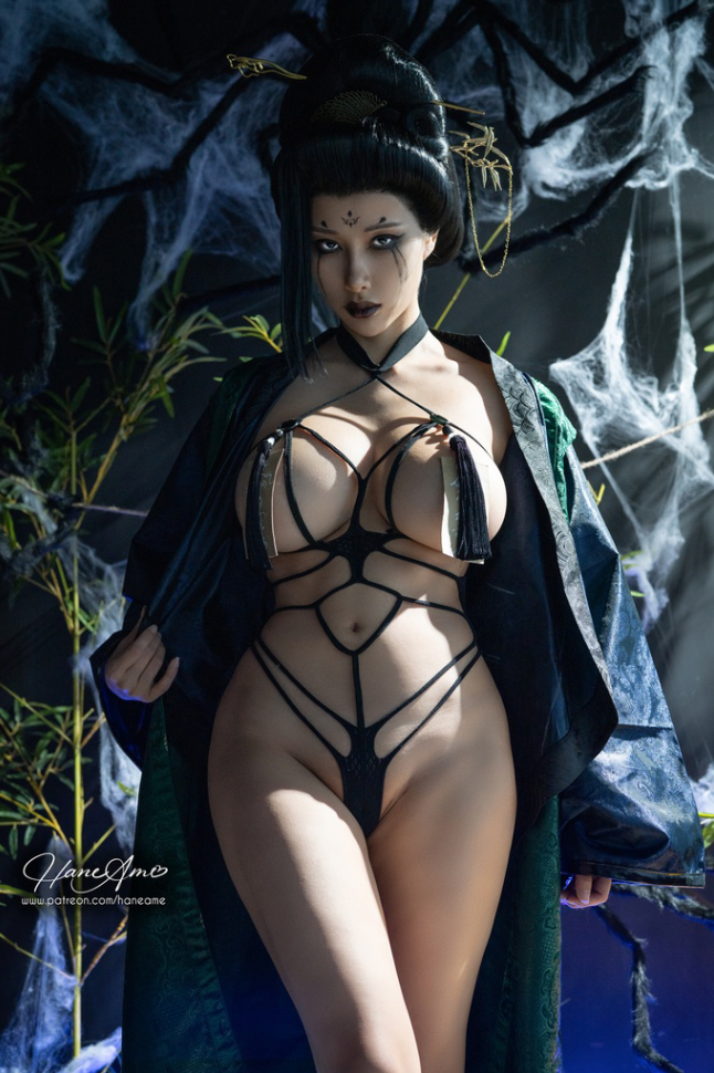 雨波_HaneAme –#黑神话悟空 – 蜘蛛精--优秀作品！