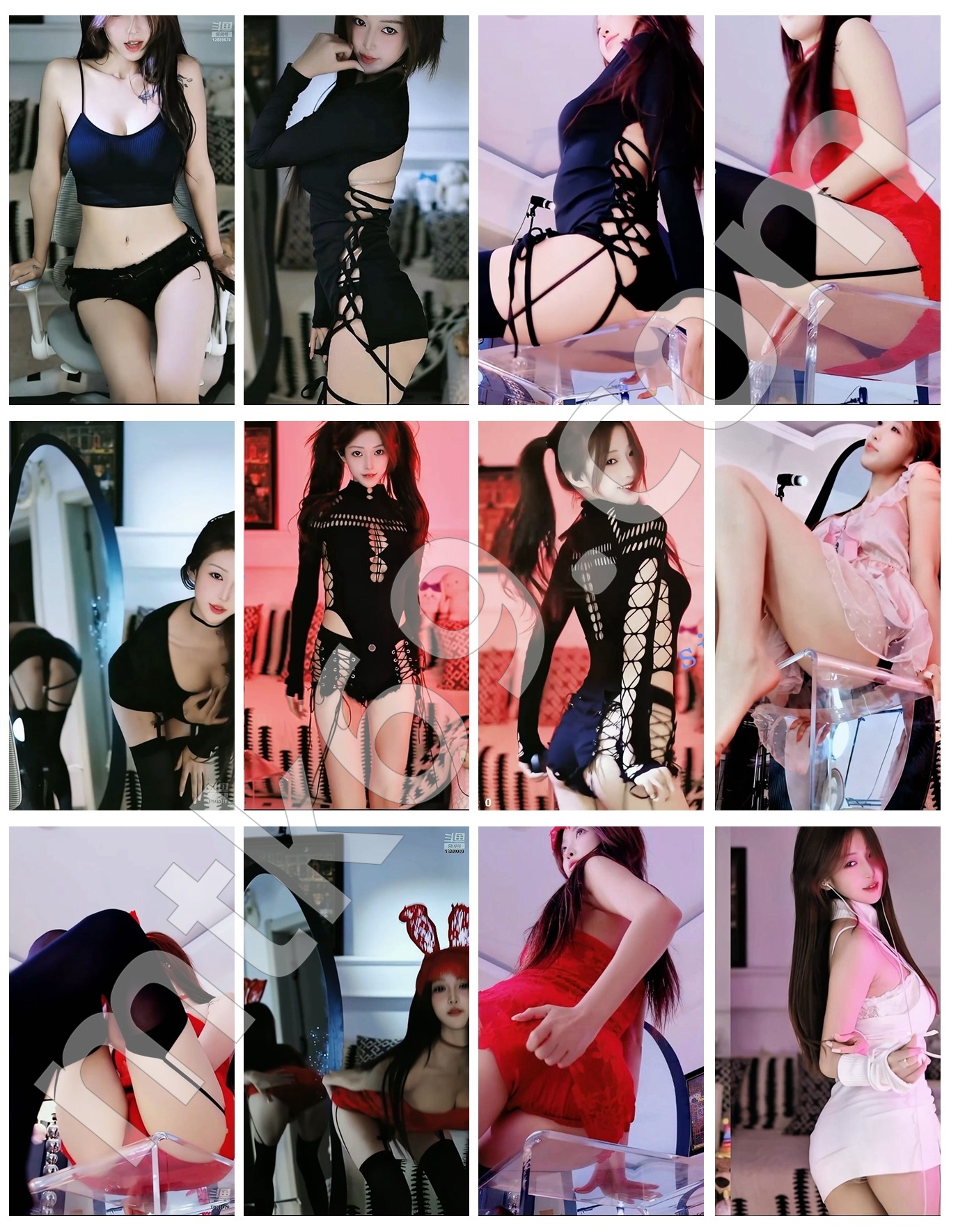 斗鱼丨呆谜兔 斗鱼新晋人气主播擦边骚舞精选 [17V/1.9GB]