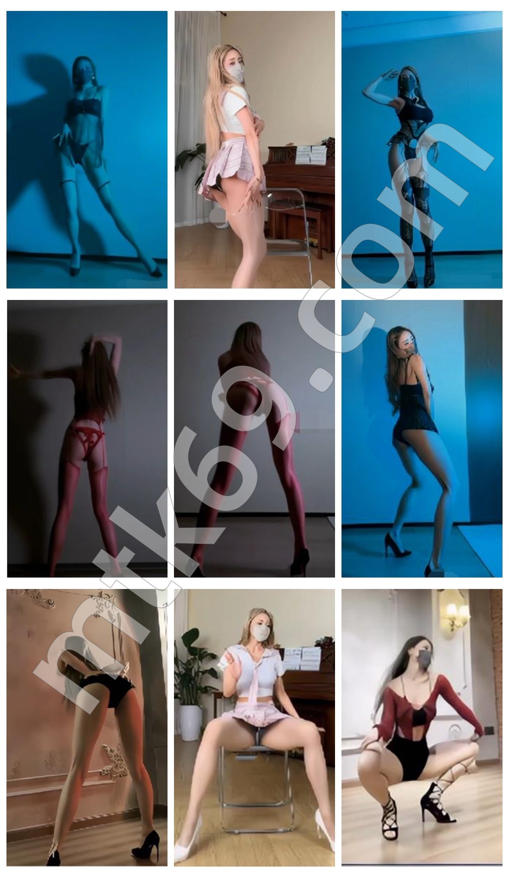 抖音丨爱跳舞的小野猫 140万粉 大尺度节奏骚舞  [51V/854MB]