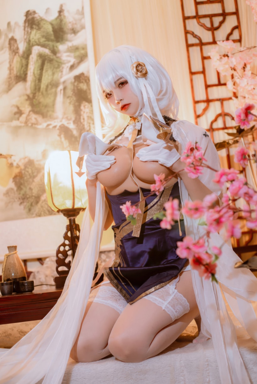 二佐Nisa –#碧蓝航线-天狼星旗袍--优质资源分享！