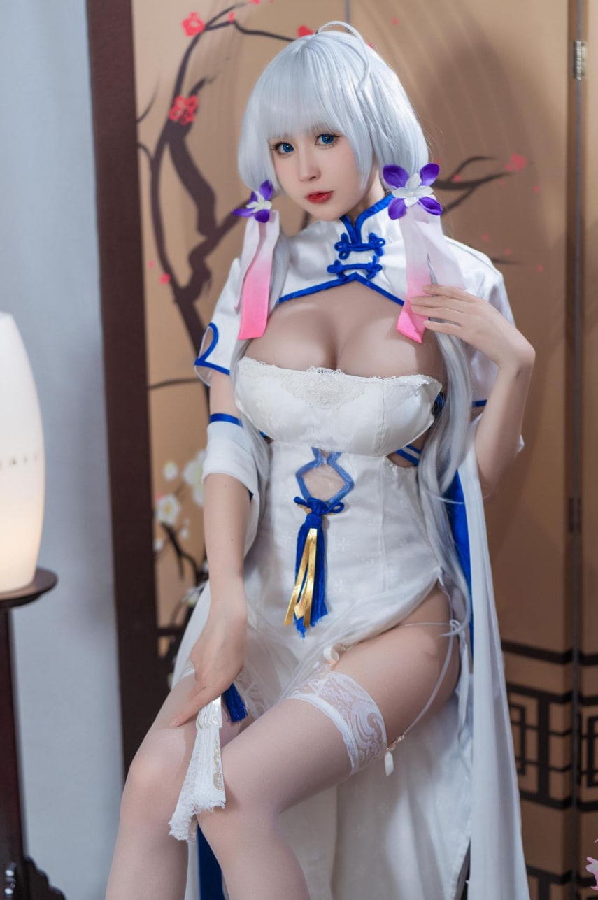 西园寺南歌#光辉 旗袍--典藏作品！