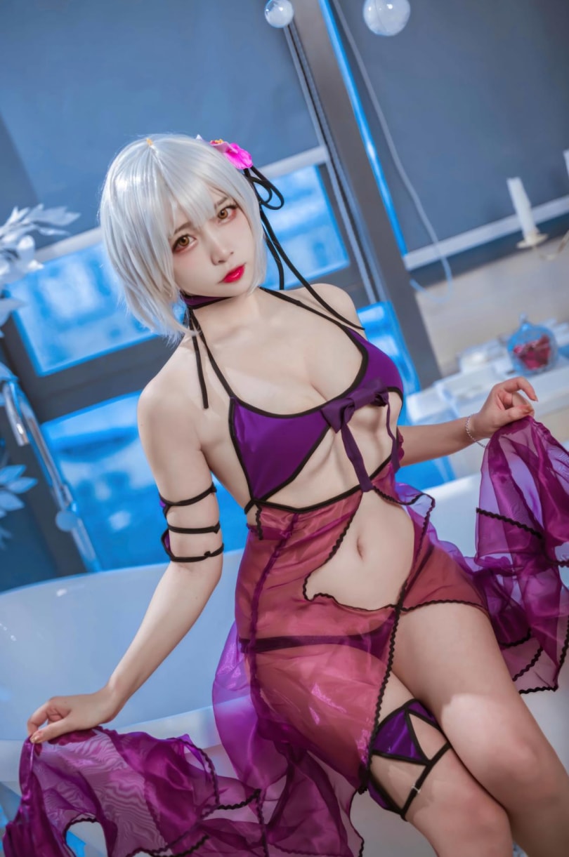 二佐Nisa –#FATE-黑贞水着--收藏推荐！