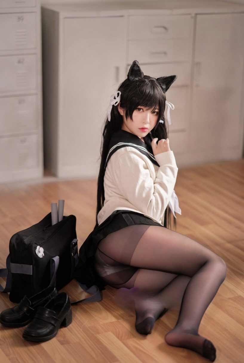 半半子#爱宕 学园幻想曲--超赞作品！