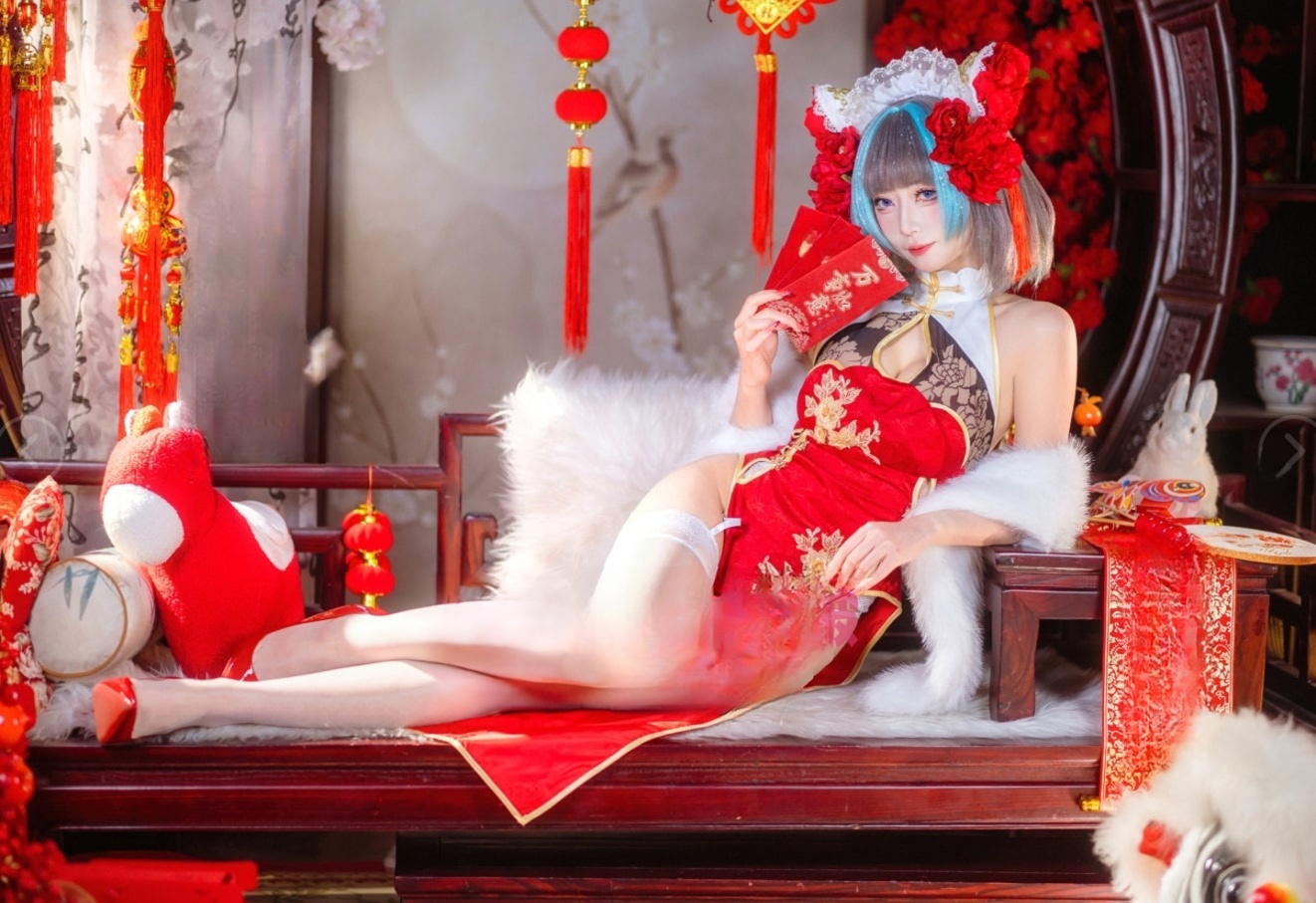 Money冷冷 – 柴郡新年旗袍--超赞作品！