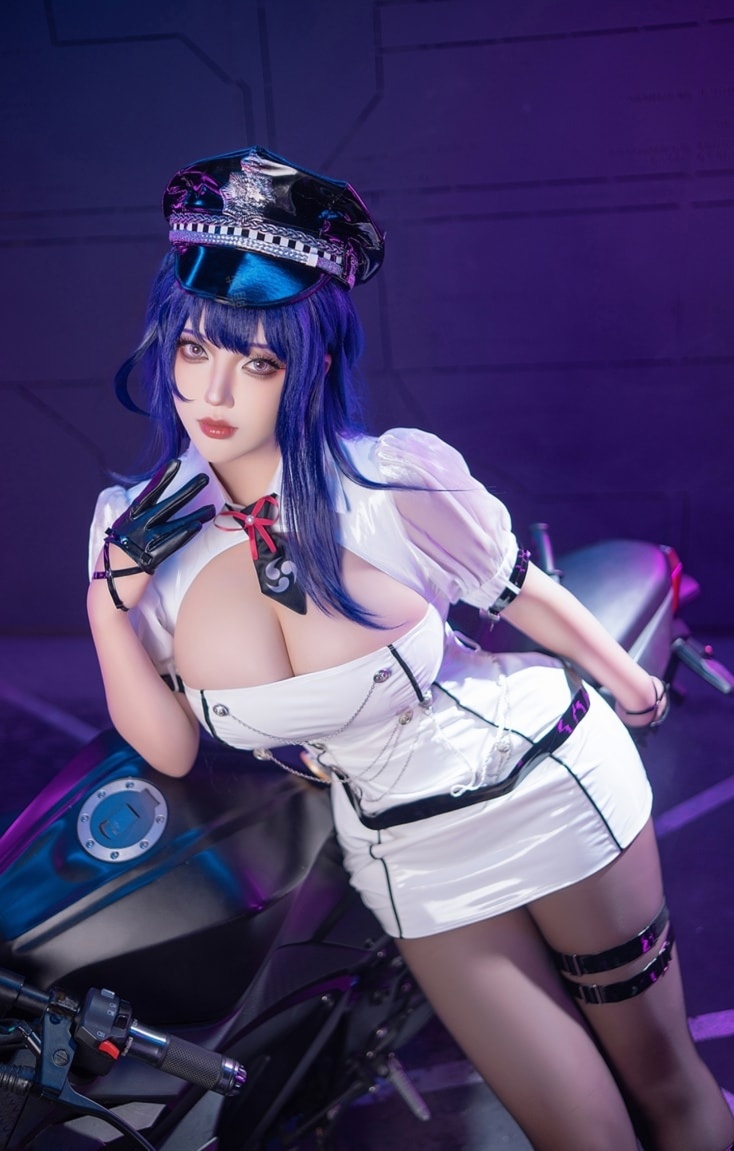 菌烨tako#原神 雷电将军赛车--适合收藏！