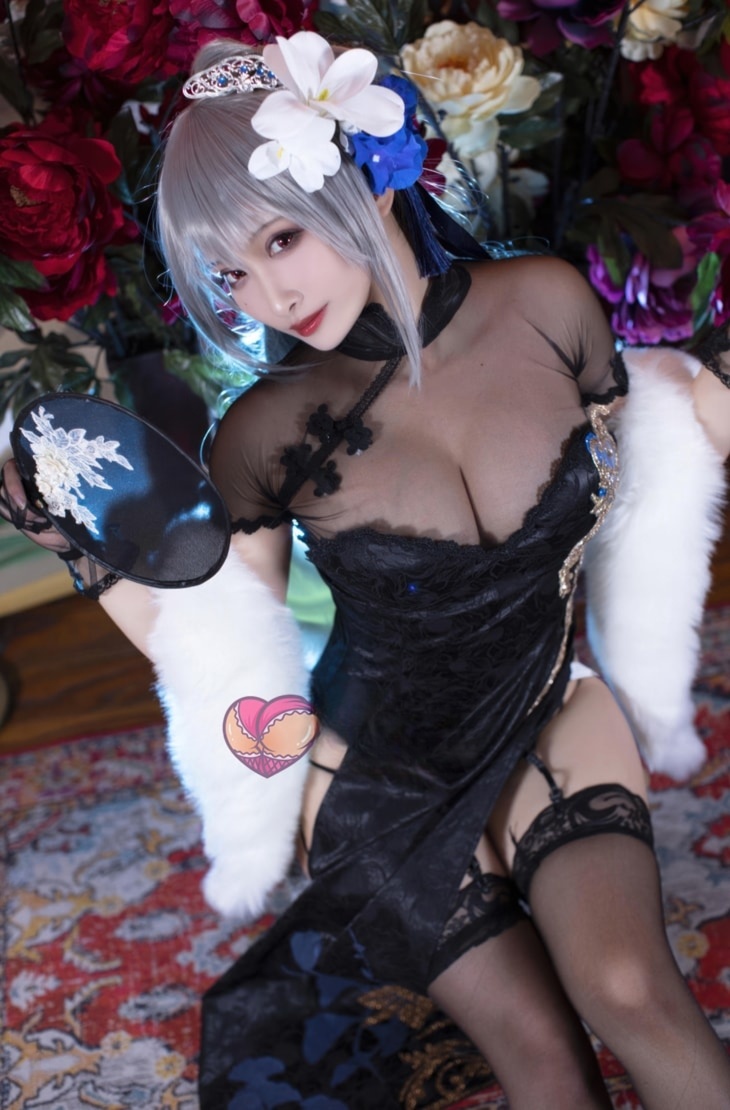 洛璃LoLiSAMA#碧蓝航线 路易九世旗袍--必看资源！