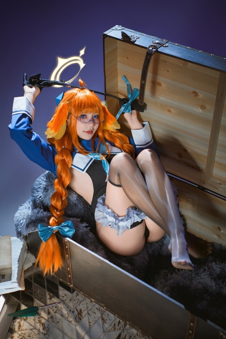 是一只熊仔吗#蔚蓝档案 圆堂志美子·邪恶女干部--新作爆料！