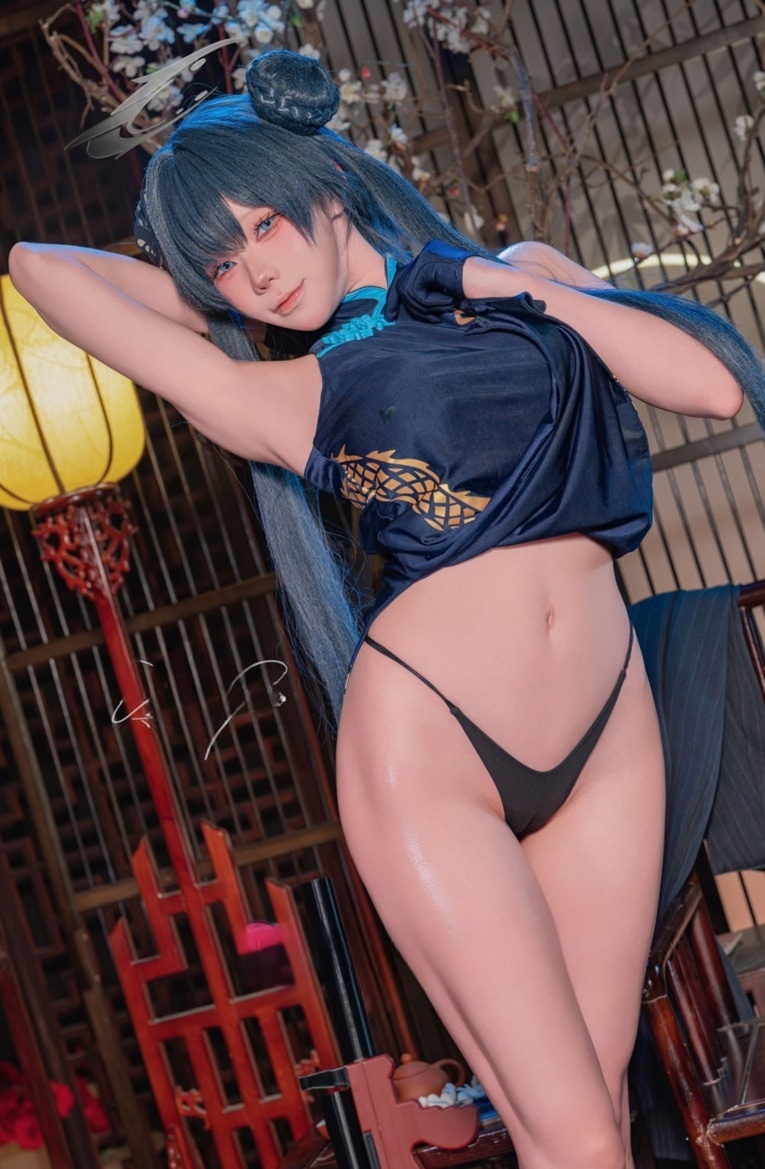 咬一口兔娘#2026年4月作品『碧蓝档案龙华妃咲』--绝美精品！