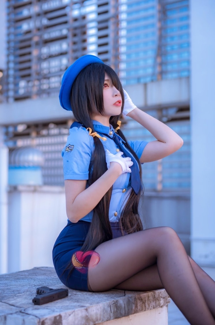 二佐Nisa –#约会大作战 狂三 女警--佳人作品! 二佐Nisa –#约会大作战 狂三 女警--佳人作品!