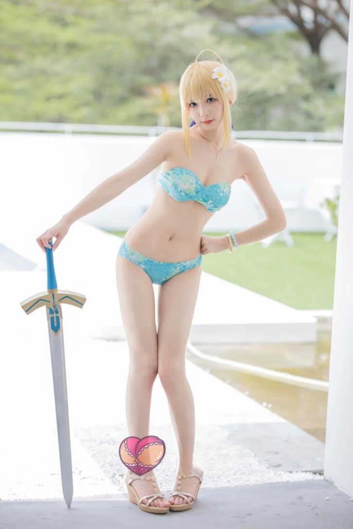 封疆疆v#FGO Saber 泳装--爆料分享！