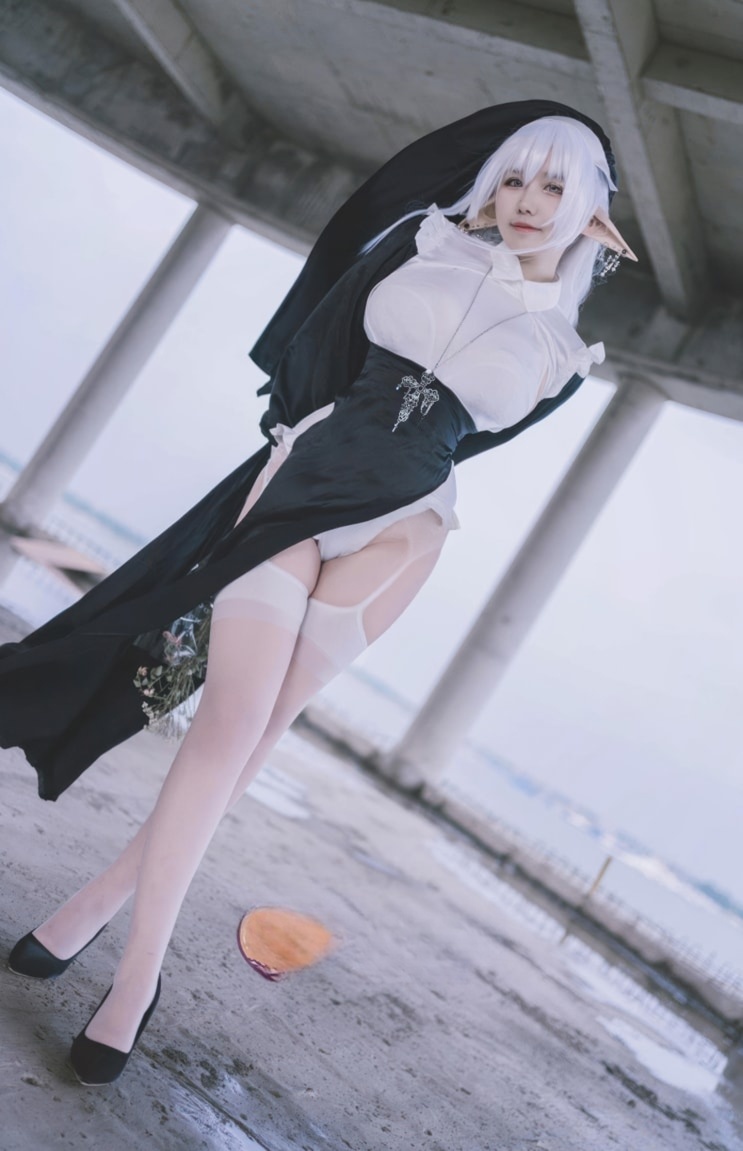 阿半今天很开心#精灵修女--绝美作品！