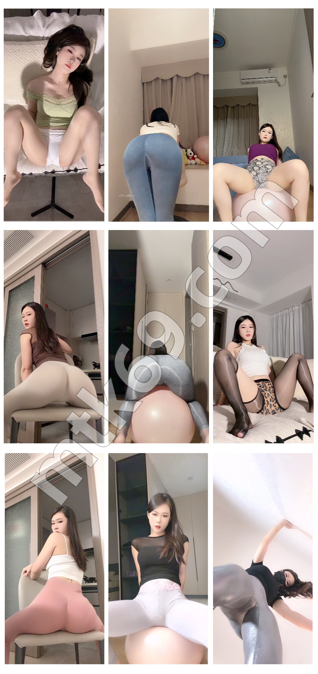 快手CT少女 瑜伽裤抖臀顶胯烧舞 [17V/3.3GB]