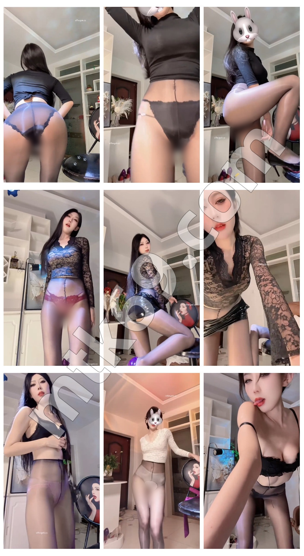 快手娮yan 情去内衣 丝袜内裤顶B 福利烧舞 [14V/196MB]