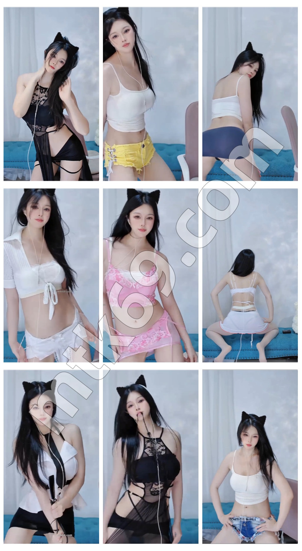 畅聊洋芋(黎小胖) 精选短裙漏内烧舞 [17V/2.24GB]