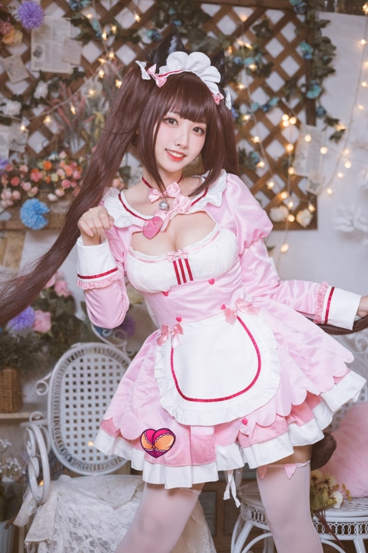 二佐Nisa –#&宫本桜 – 巧克力与香子兰女仆--佳人作品！