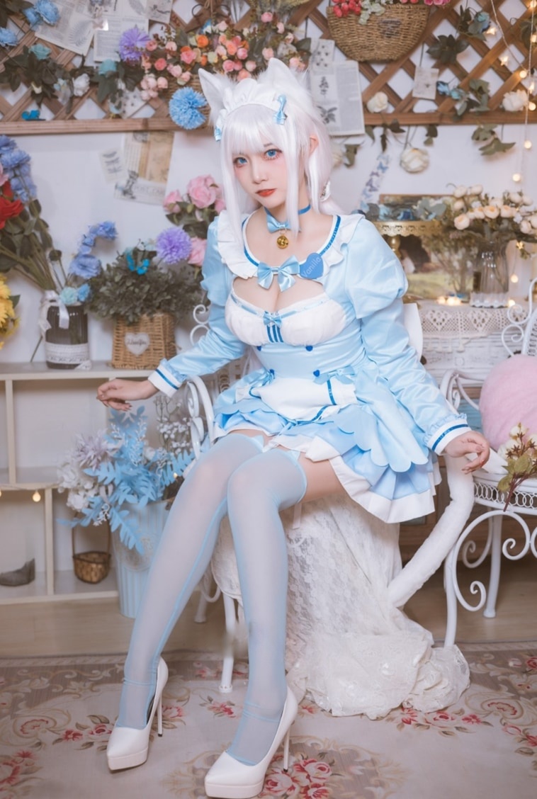 二佐Nisa –#&宫本桜 – 巧克力与香子兰女仆--佳人作品！