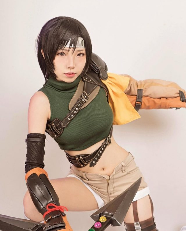 忍者少女COSPLAY:Nekonoikatsu饰演《最终幻想VII》尤菲·如月 忍者少女COSPLAY:Nekonoikatsu饰演《最终幻想VII》尤菲·如月