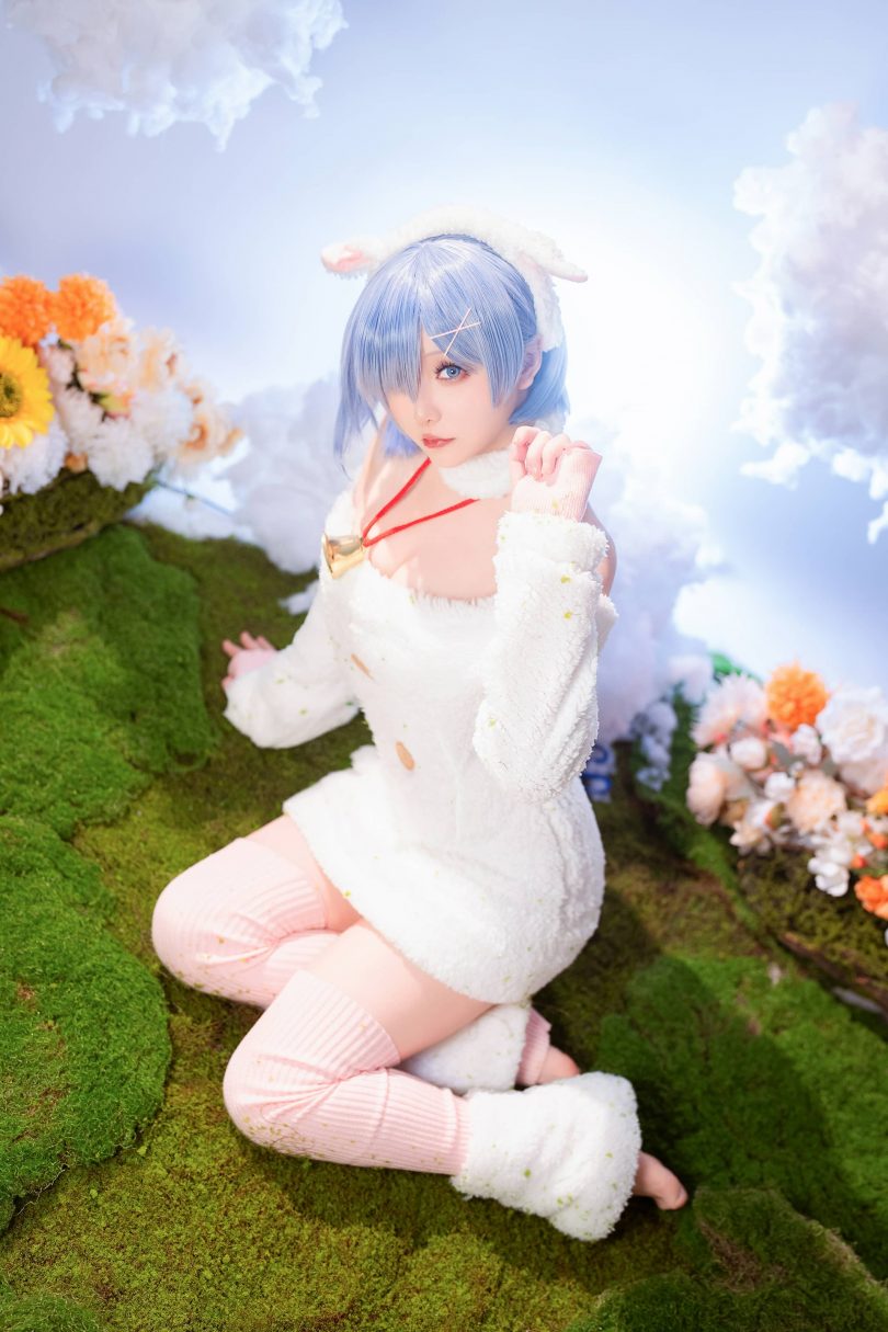 星之迟迟·蕾姆COS：带你体验圣诞绵羊的甜美和温暖