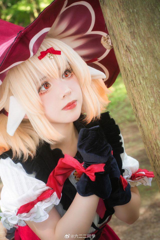 六二二同学cos《原神》可莉，展现“火花骑士”的可爱魔法治愈